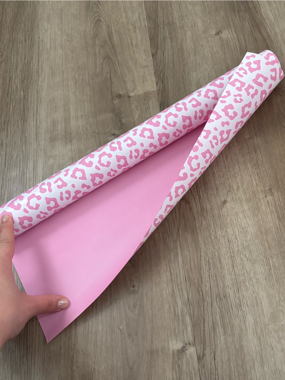 Pink Leopard Gift Wrap Roll - Home Party Supplies